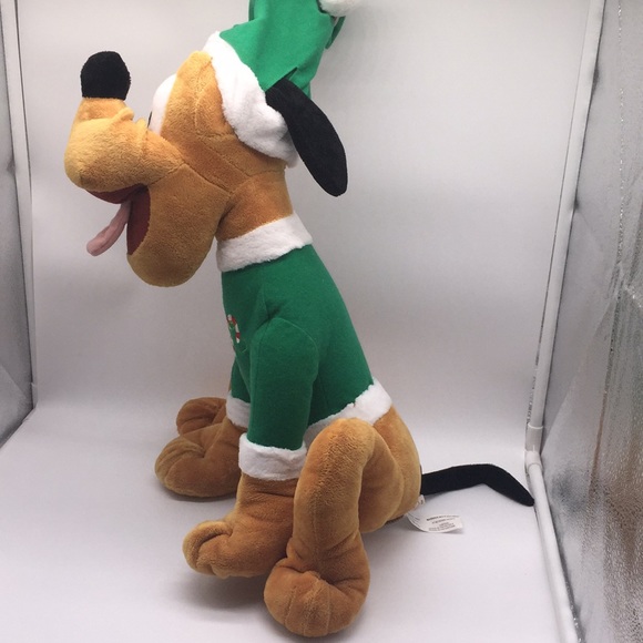 Walt Disney Christmas Holiday Pluto Plush Stuffed Animal Candy Canes Toy 16” - Picture 4 of 9